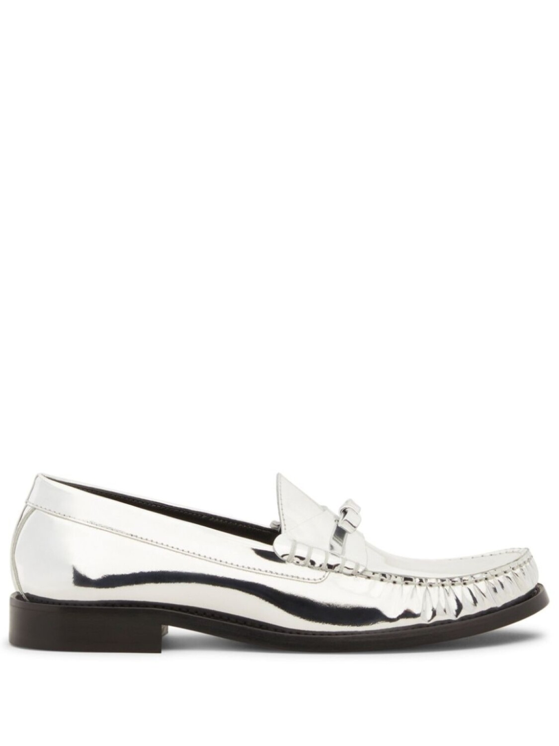 

Stuart Weitzman лоферы Lottie Bow, серебряный