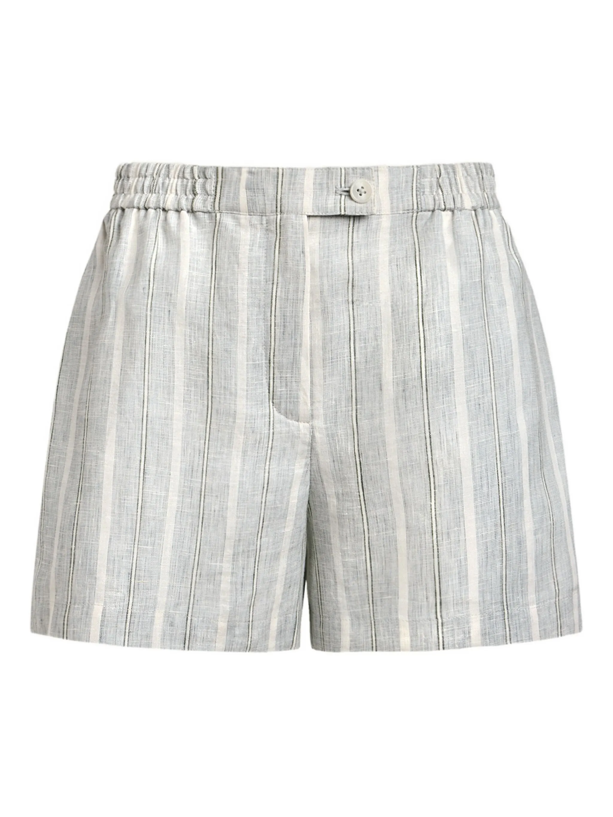 

Льняные шорты в полоску 12 Storeez, синий