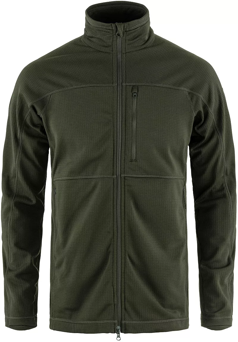 

Мужская флисовая куртка Fjallraven Abisko Lite, цвет Deep Forest