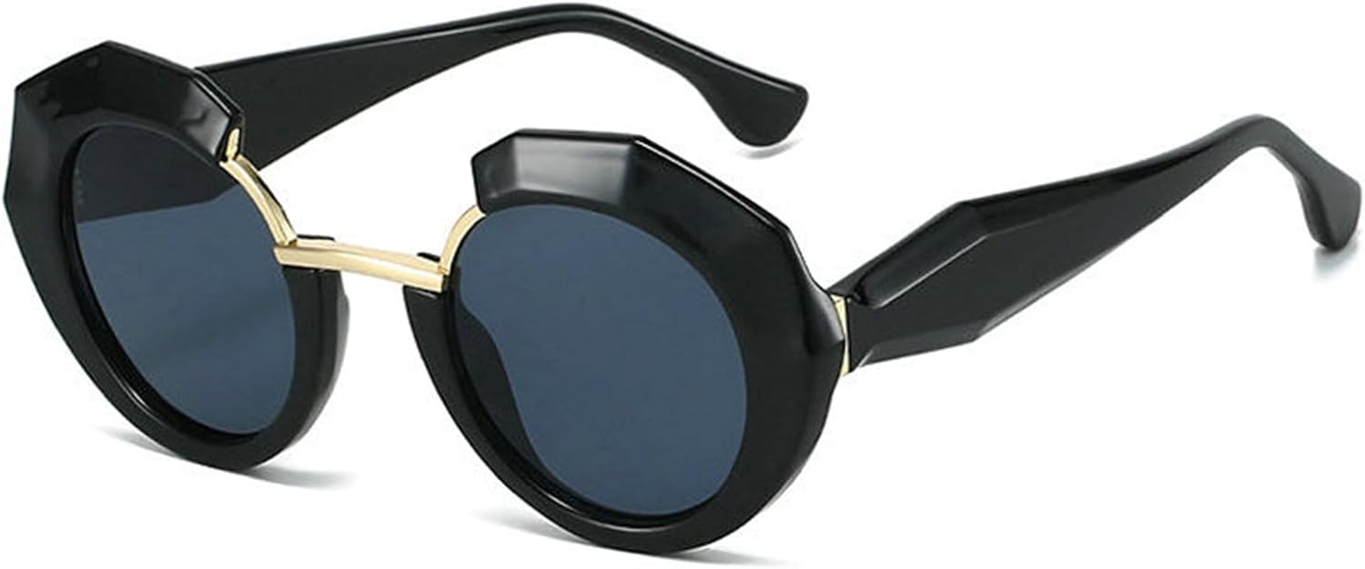 

Солнцезащитные очки Helena увеличенного размера, круглые, для женщин и мужчин, роскошные, классические, винтажные, панк, солнцезащитные очки для мужчин, градиентные очки, C1