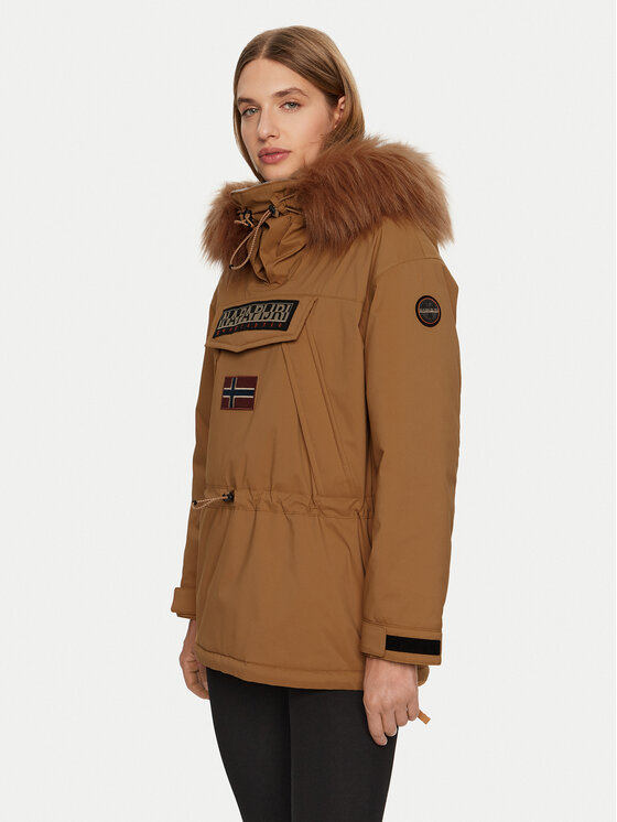 

Анорак regular fit Skidoo W 2.0 NP0A4I5F Napapijri, коричневый