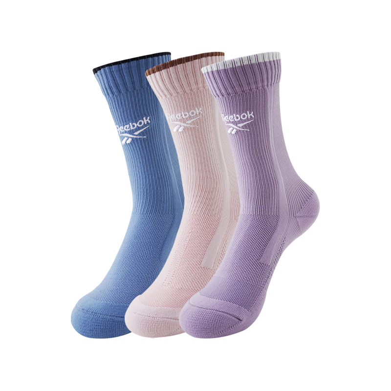 

Женские баскетбольные носки 3 пары Reebok, фиолетовый