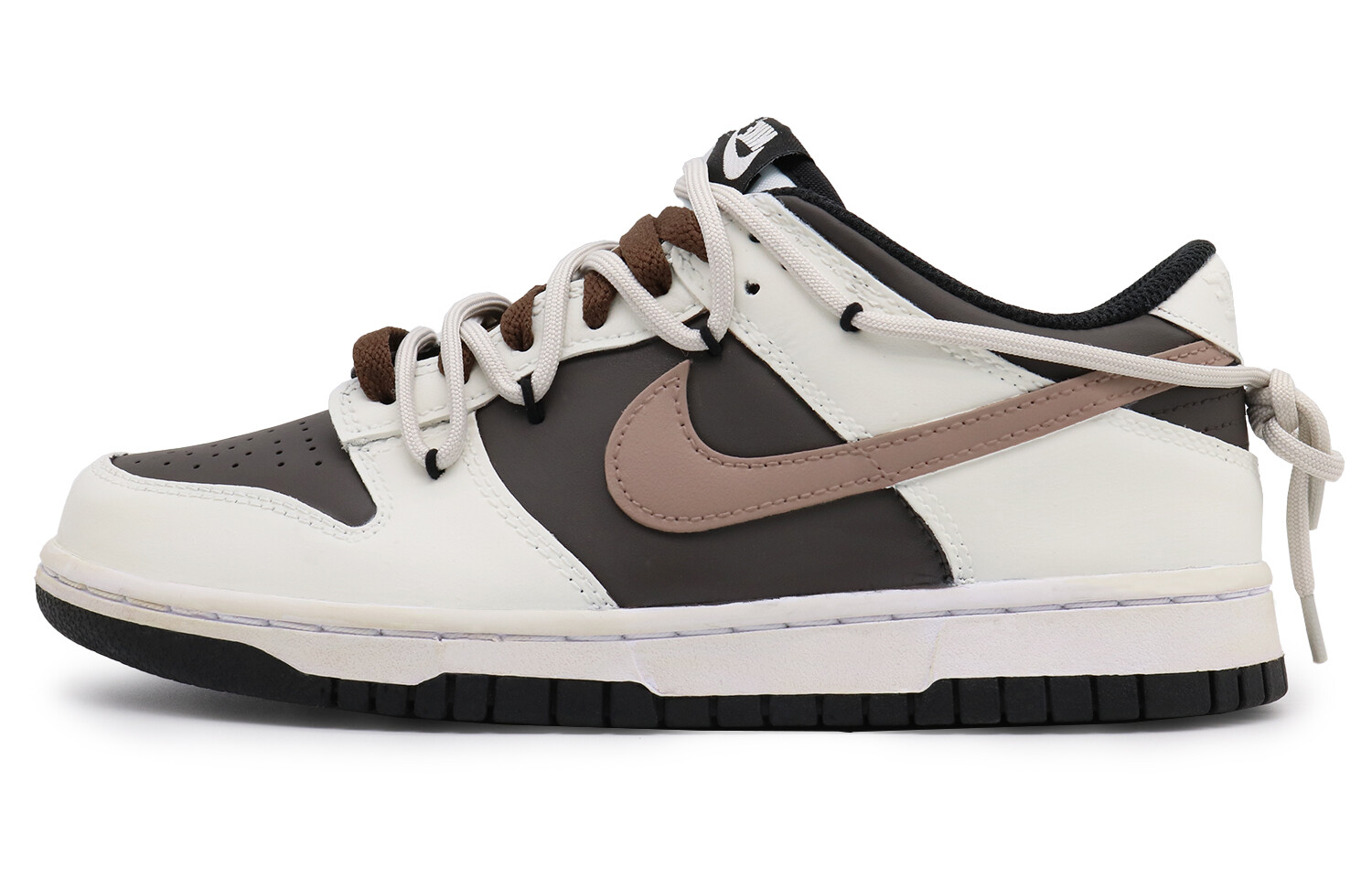 

Кроссовки Nike Dunk Skateboarding Shoes Women's Low-top Rice/brown, кремовый, Бежевый, Кроссовки Nike Dunk Skateboarding Shoes Women's Low-top Rice/brown, кремовый