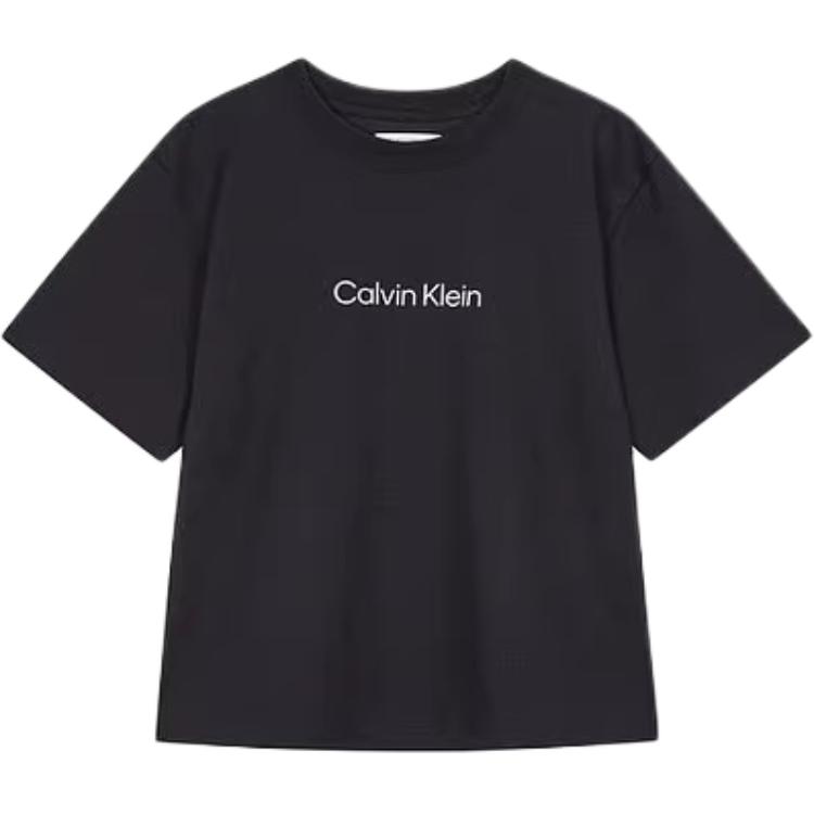 

Calvin Klein Футболка женская черная, Черный, Calvin Klein Футболка женская черная