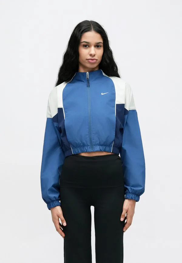 Уменьшенная легкая куртка Nike Sportswear, Mystic Navy/Light Bone/Midnight Navy — фото 4