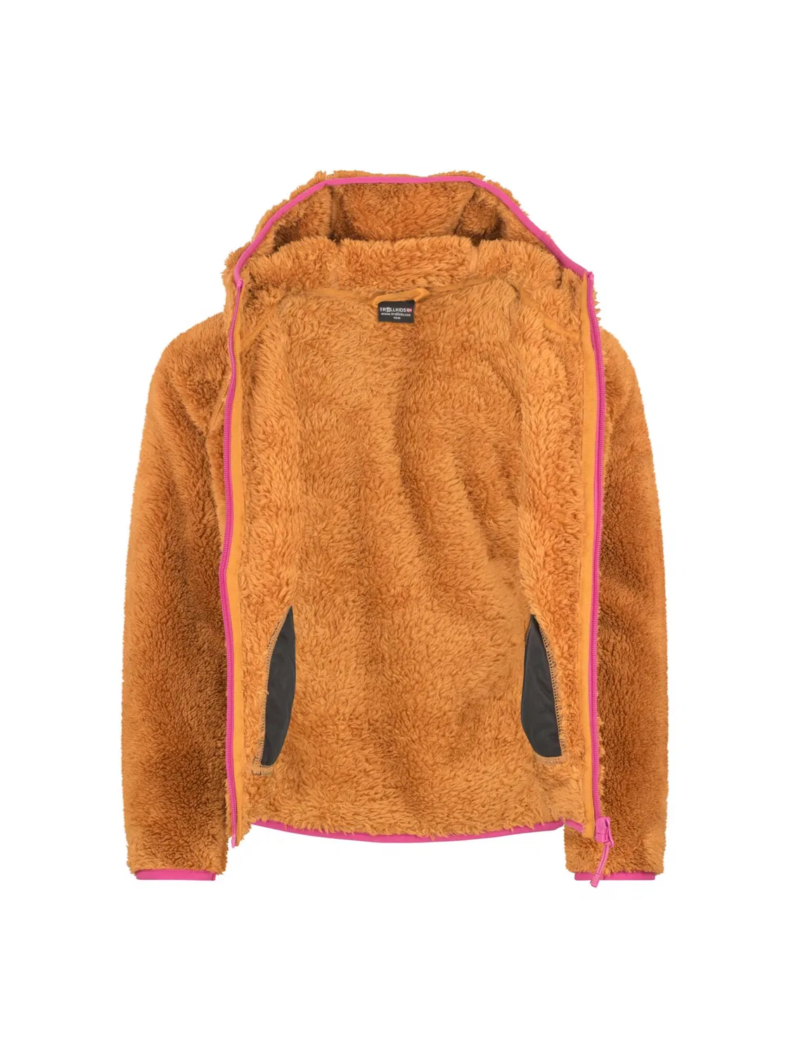 Флисовая куртка Trollkids, Light Brown — фото 3