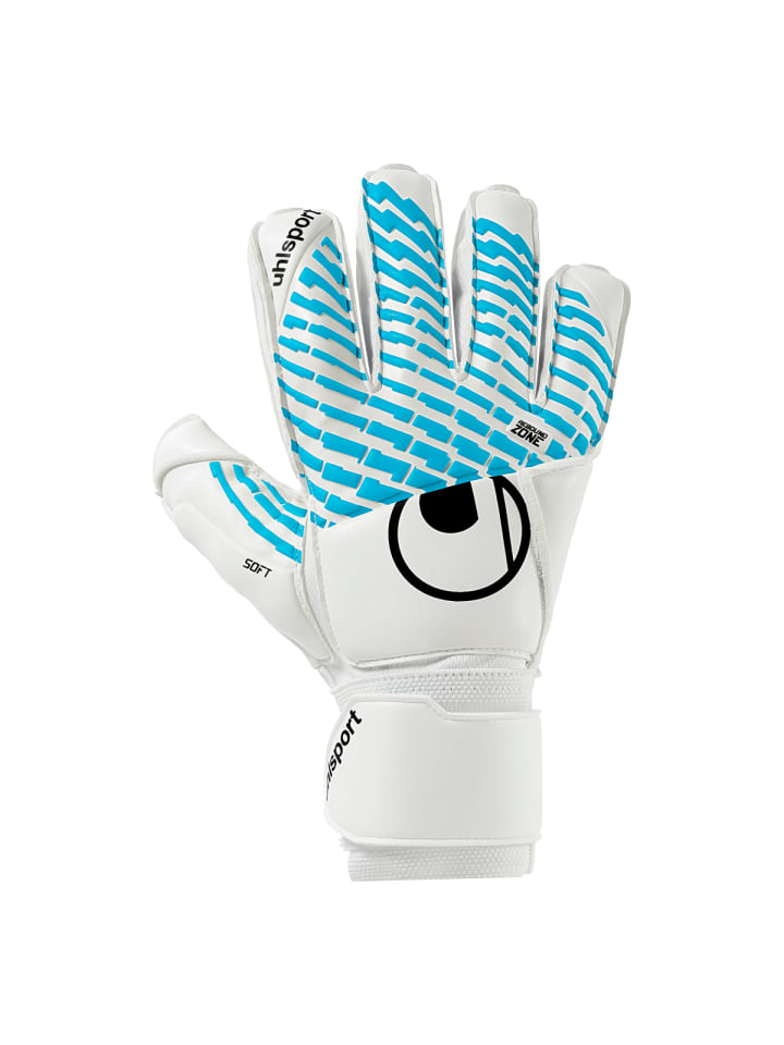 

Uhlsport Вратарские перчатки FM Cybertec Soft Flex Frame белого/синего/черного цвета