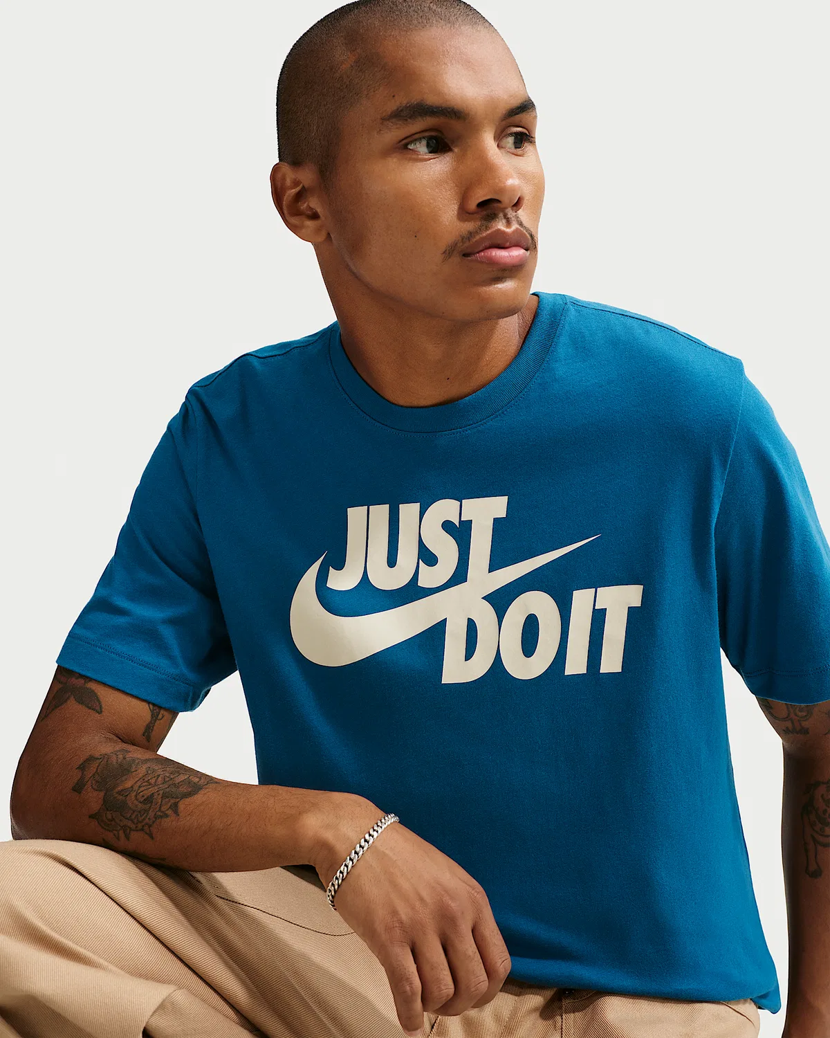Мужская футболка Nike Sportswear JDI, Court Blue — фото 3