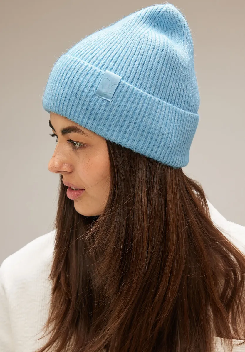 

Вязаная шапка STREET ONE, базовая, цвет Light Alaska Blue Melange