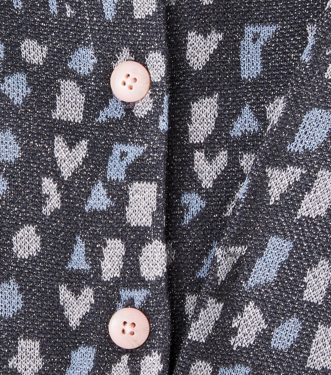 Короткий жаккардовый кардиган Scotch & Soda Kids, Charcoal Art — фото 3