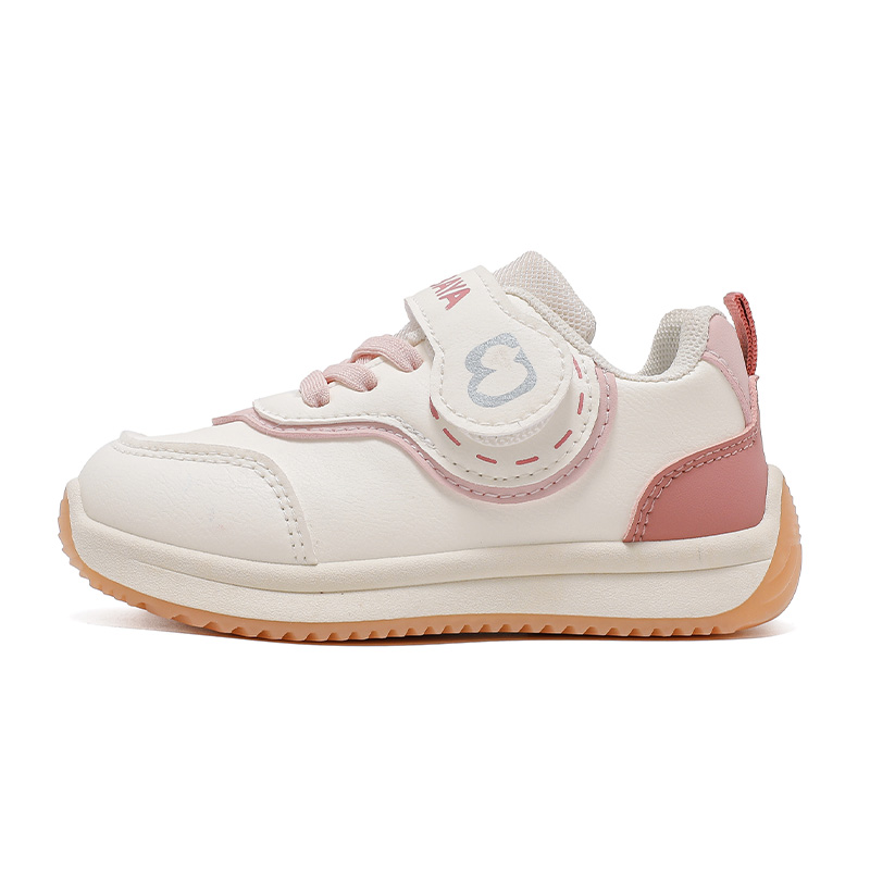 

Детские кроссовки Low top Lifestyle Abrasion Resistant Babaya, бежевый розовый