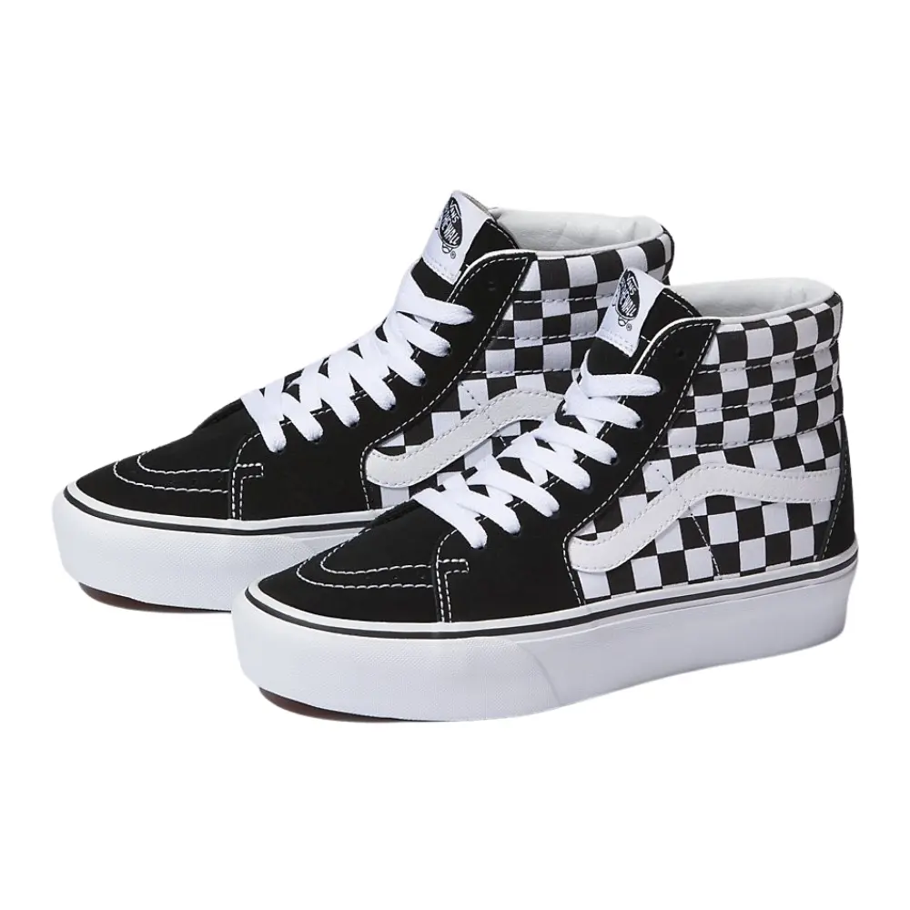Кроссовки Vans SK8-Hi Platform 2.0 VA3TKNQXH Женские Черно-белые в клетку