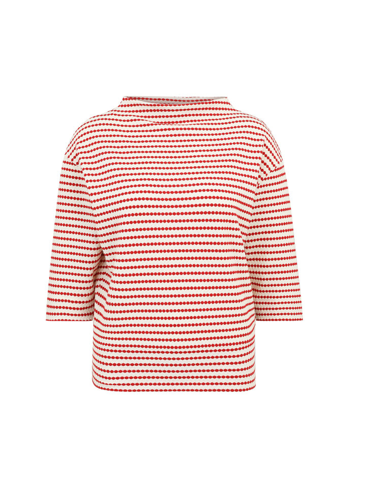 

Толстовка Zero Sweatshirt geringelt mit 3/4 Ärmel, цвет CreamRed