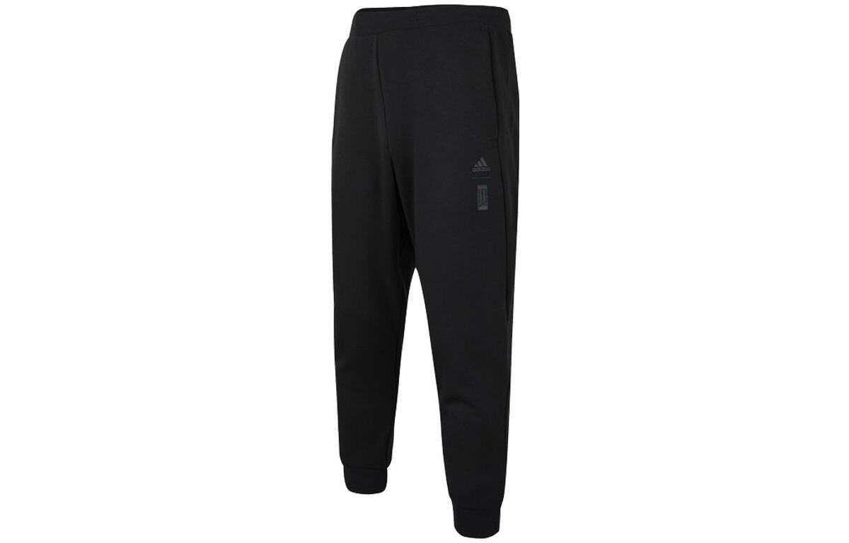 

Трикотажные спортивные штаны мужские черные Adidas, черный