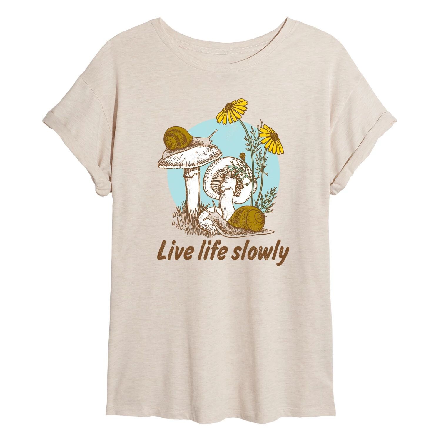 

Футболка Juniors' Live Life Slowly Flowy Licensed Character