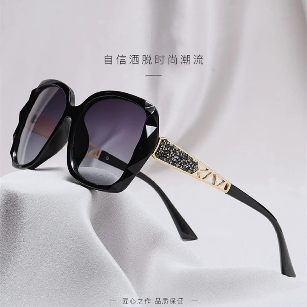 

Новые поляризованные солнцезащитные очки 2025 года, большая коробка, женская версия, УФ-очки, очки знаменитостей, круглые очки для вождения, женские DSXLY, 15