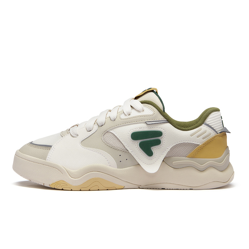 

FILA FUSION Низкие кроссовки для скейтбординга KICK II, мужские, овсяно-коричневые, молочно-белые