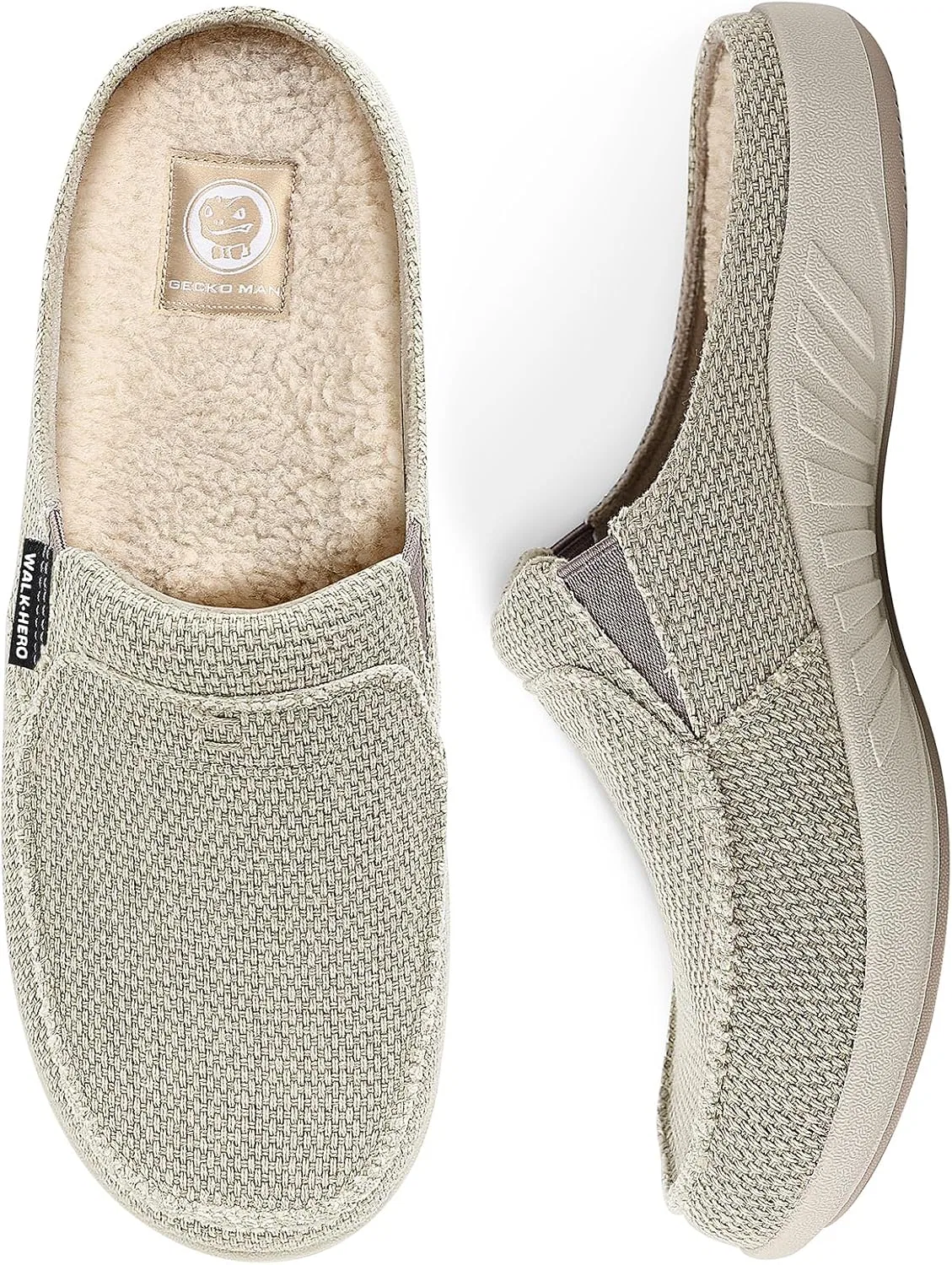 Тапочки с поддержкой стопы, бежевый WALK·HERO COMFORT AND SUPPORT