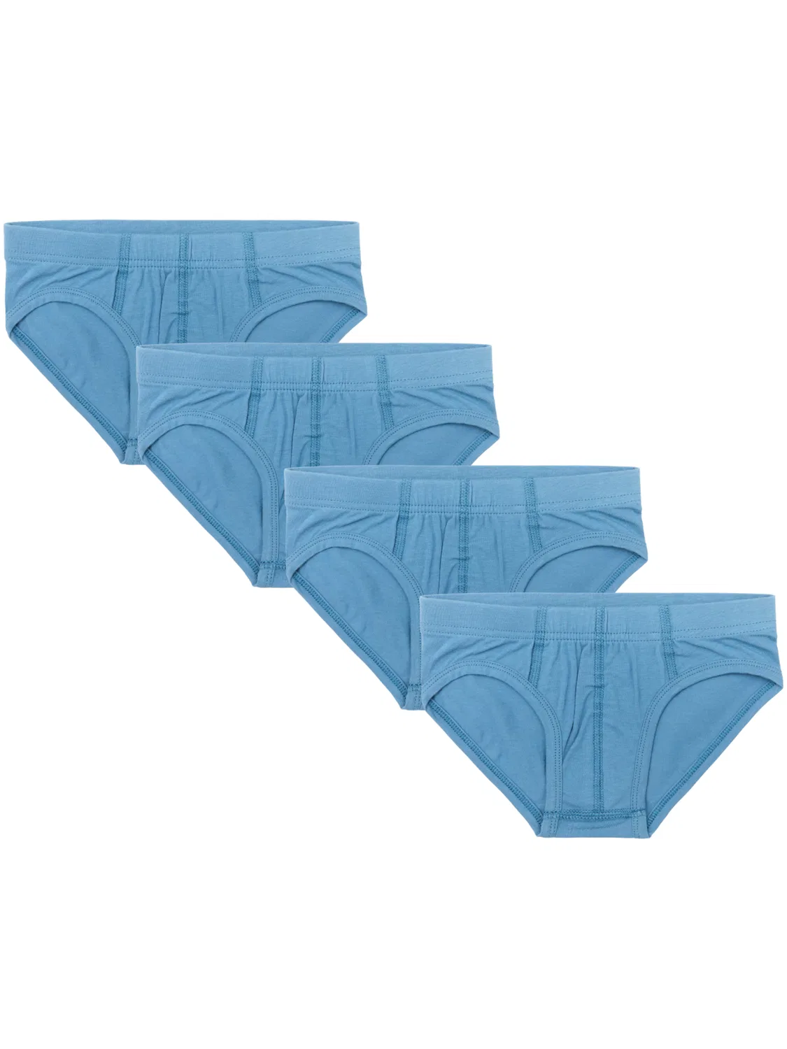 Трусы Albero Natur Bio-Baumwoll-Jungenslip-4er Pack из синего денима