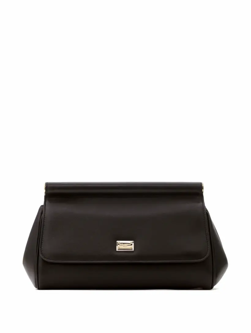 

Кожаный клатч Sicily Dolce&Gabbana, черный
