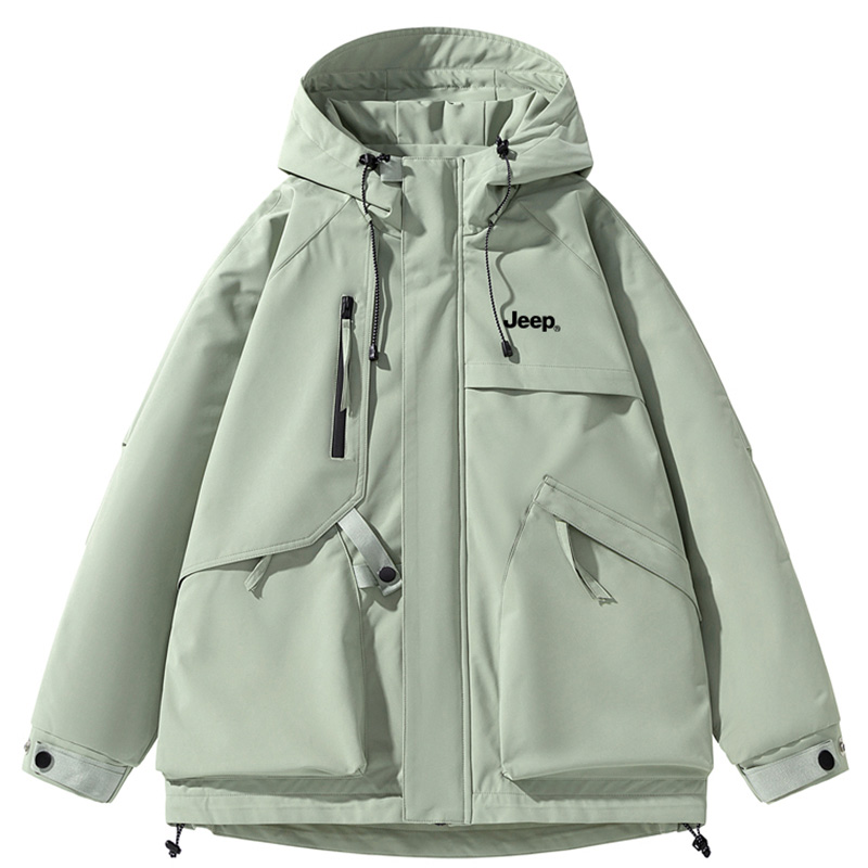 

Jeep Городская куртка для улицы унисекс, Fleece-Lined-Pea Green