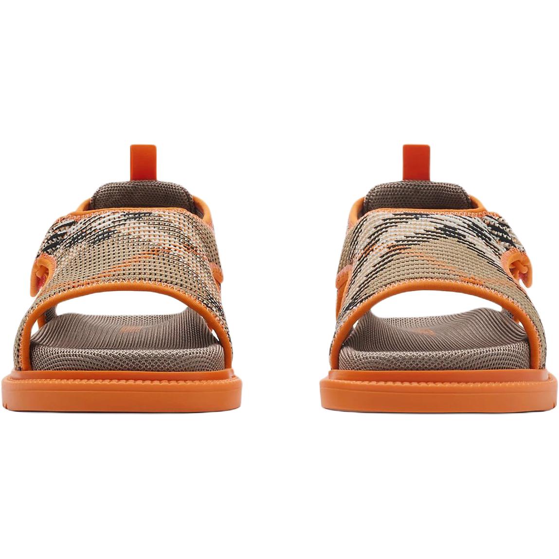 Низкие детские сандалии Orange Kids Burberry, оранжевый — фото 4
