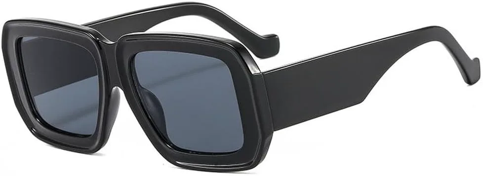 

Солнцезащитные очки для женщин 2026 года, большие, роскошные, с индивидуальным дизайном, модные, красные, в стиле ретро, ​​черные и серые MTZJH, One Color