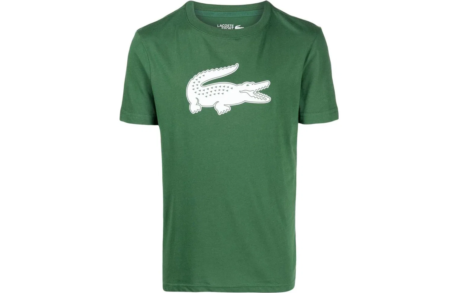 Футболка с логотипом LACOSTE зеленая