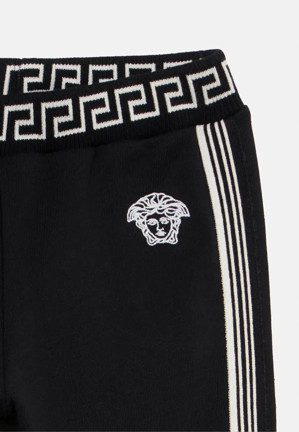 Спортивные брюки унисекс contrasto с декором medusa Versace, Nero/Bianco — фото 4
