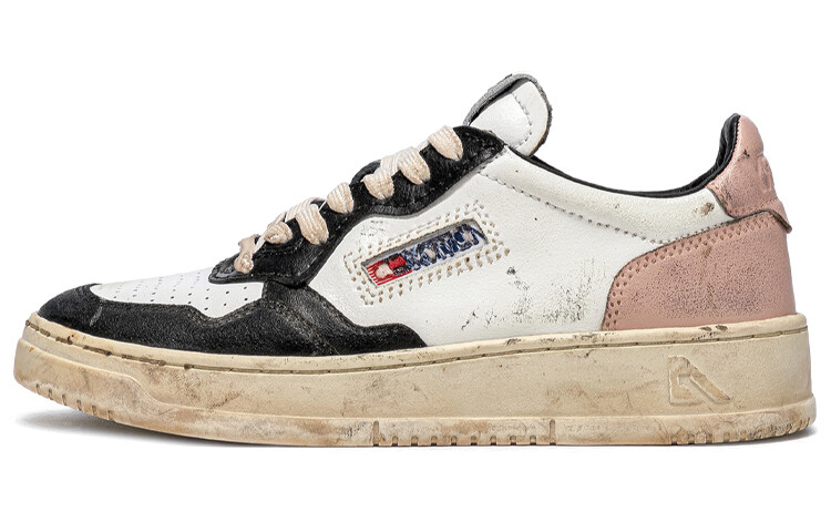 

Кроссовки AUTRY Medalist Super Vintage Leather Low, белый/черный/розовый