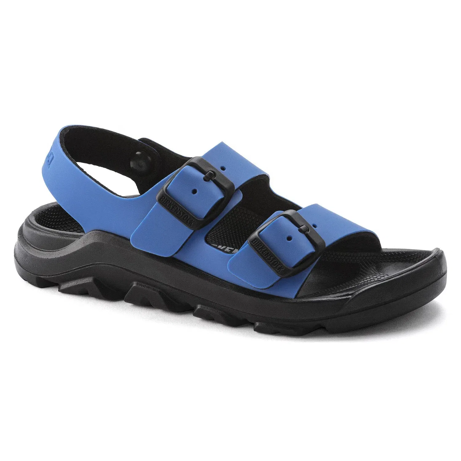 Детские сандалии Birkenstock Mogami, синие, с регулируемым ремешком Birko-Flor HTAT352 — фото 2