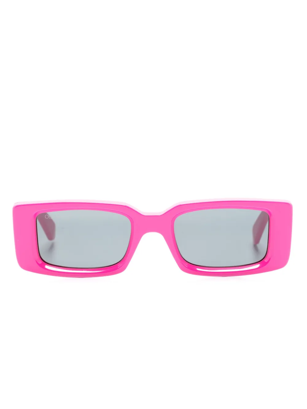

Солнцезащитные очки в прямоугольной оправе с логотипом Arrows Off-White Eyewear, розовый