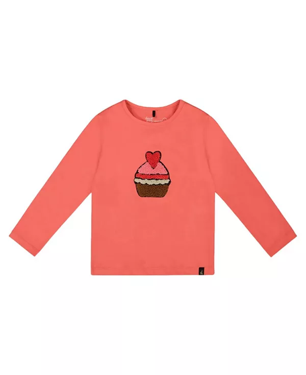 

Детская футболка из органического хлопка - для малышек и для взрослых. Deux Par Deux, розовый