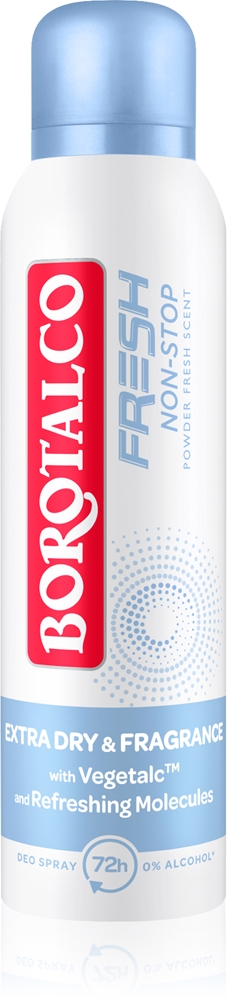 

Дезодорант-Спрей Non-Stop fresh powder fresh 72 часа. Borotalco, 150 мл