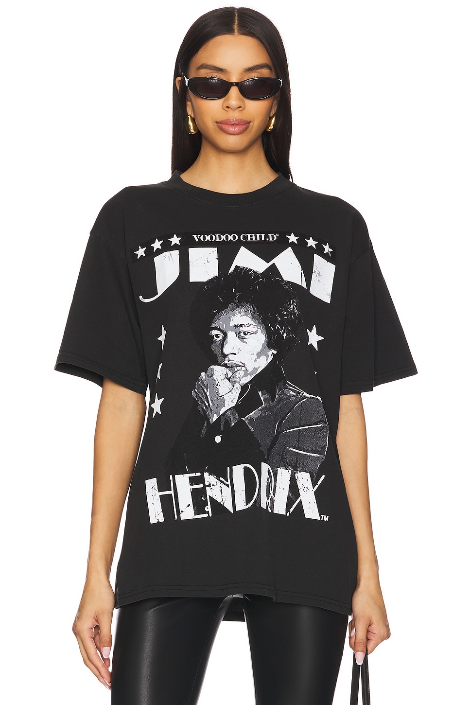 

Футболка с коротким рукавом "Jimi Hendrix Voodoo Child Boxy Tee" Philcos, black pigment