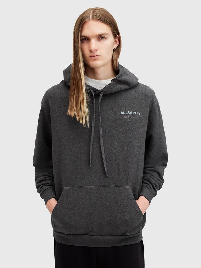 

Подпольная толстовка с капюшоном oth AllSaints, серый