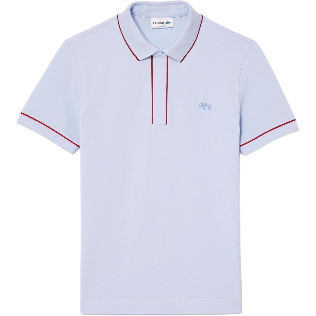 

Поло с вышитым логотипом и контрастной отделкой LACOSTE, светло-голубой, Синий, Поло с вышитым логотипом и контрастной отделкой LACOSTE, светло-голубой