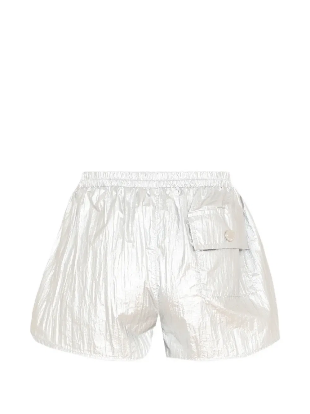 Плиссированные шорты Stella Mccartney Kids, серебро — фото 2