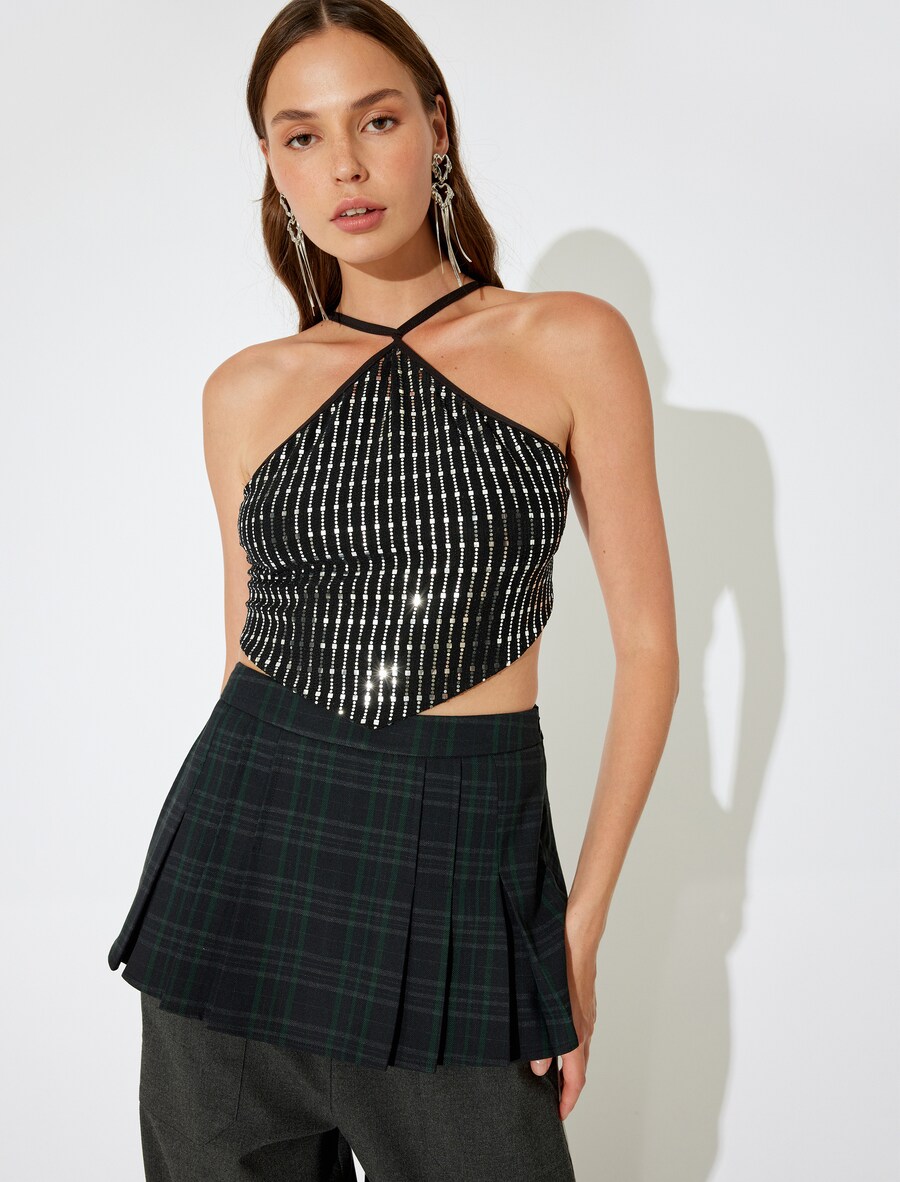 

Мини юбка Koton, Green