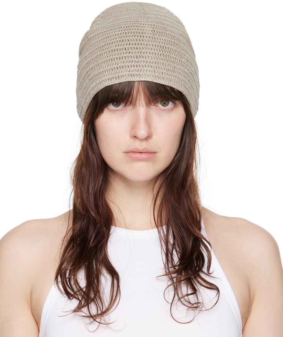 

Зеленая шапочка крючком Filippa K