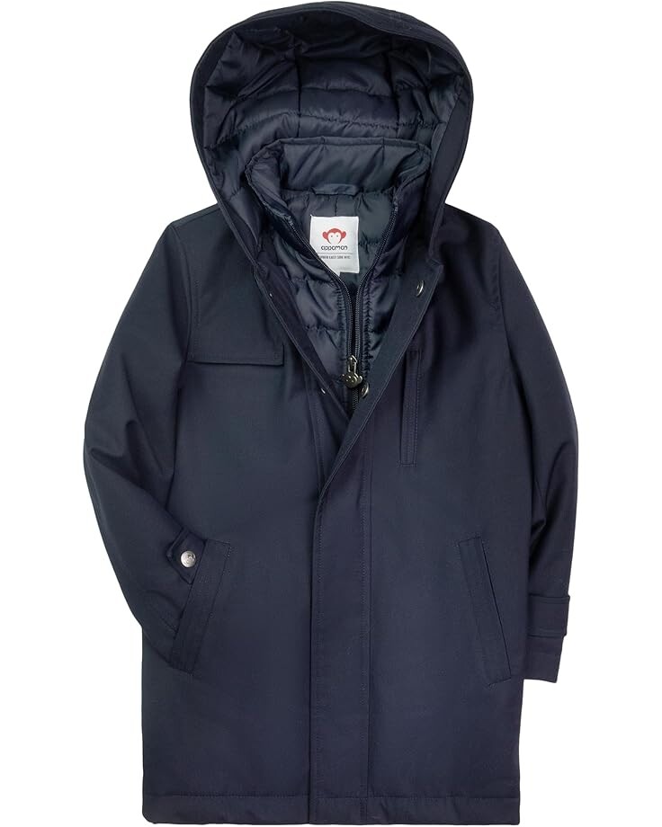 

Пальто Appaman Kids New Gotham Insulated Coat, цвет Navy Blue