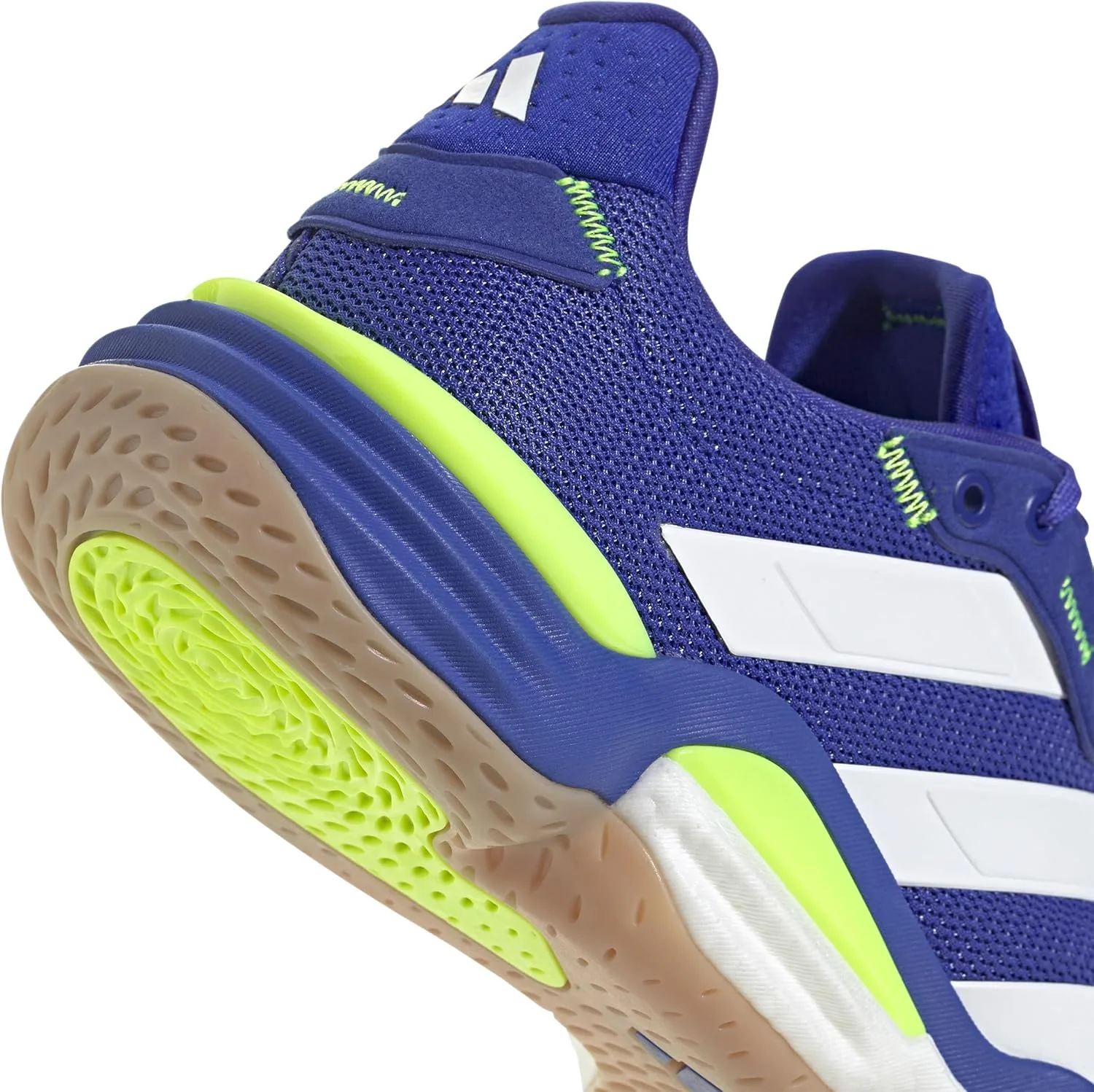 Мужские домашние кроссовки Adidas Stabil 16, белый/голубой — фото 4