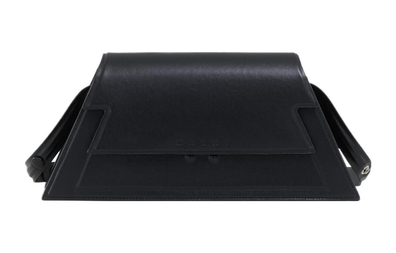 

Сумка через плечо из телячьей кожи женская черная MARNI