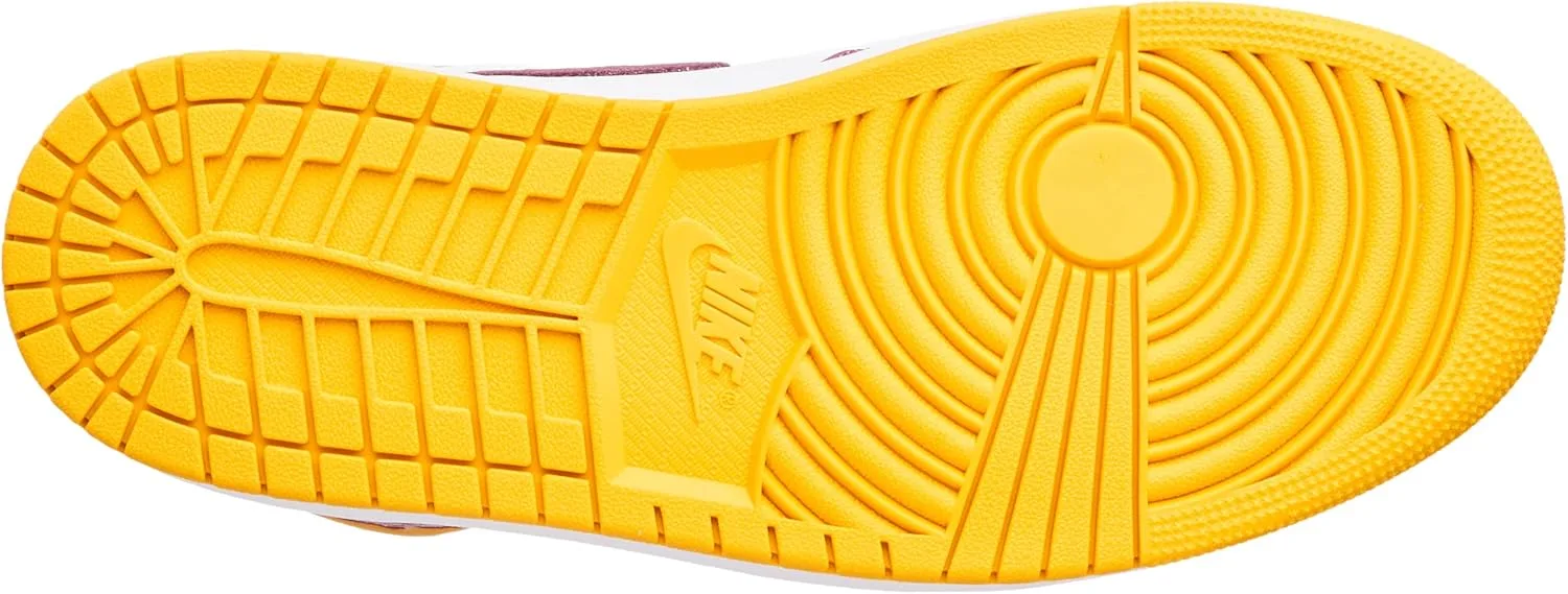 Мужские кроссовки Jordan Air 1 Mid Hi-Top Nike, золотой — фото 4