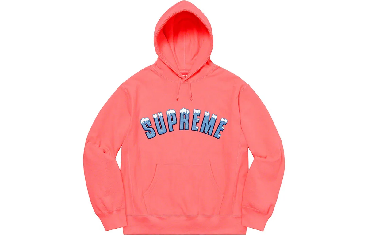 Толстовка с капюшоном Icy Arc Supreme, серый белый — фото 4