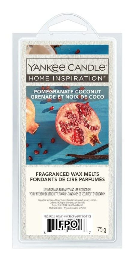 

Ароматизированный воск Yankee Candle Home Inspiration Pomegranate Coconut, 1 шт