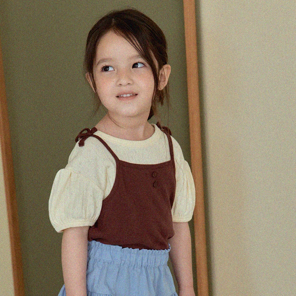 Детская футболка Eyelet жёлтая от My Little Star