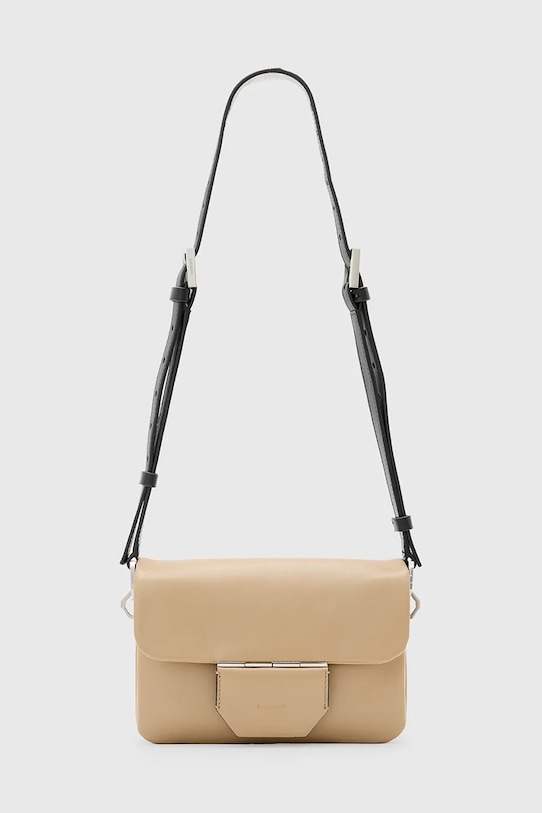 

Кожаная сумка Jupiter Allsaints, бежевый