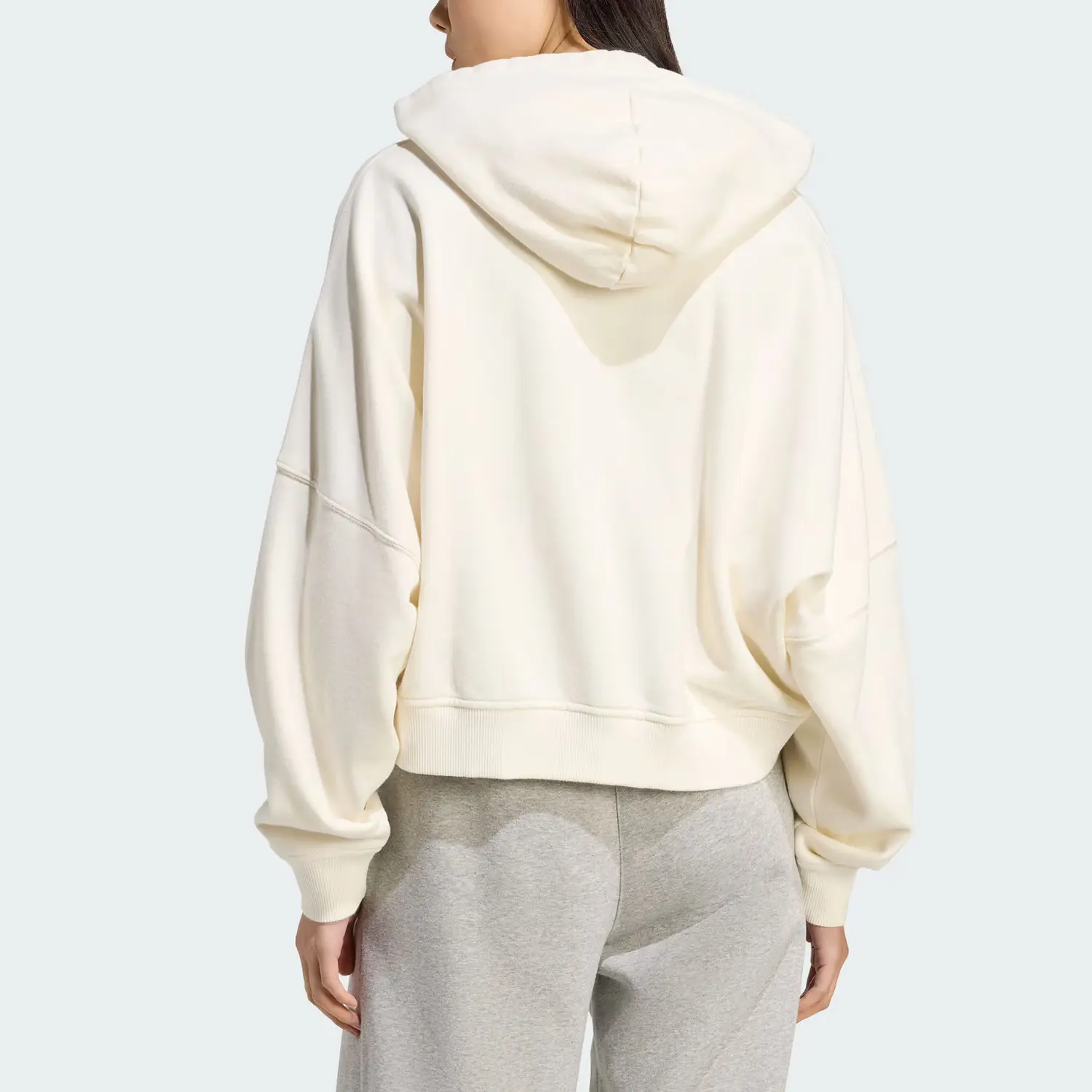 Свитшот Washed FW25 женская Adidas Originals, белый — фото 4