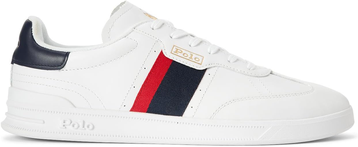 

Кроссовки POLO RALPH LAUREN Mens Heritage Aera, White/Red/Blue